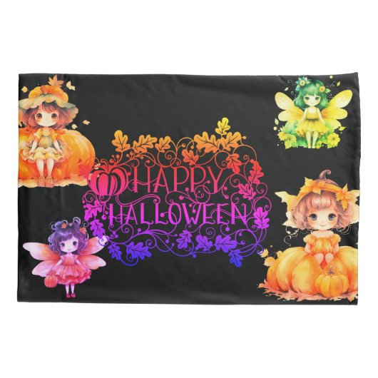 Halloween pixies Kussensloop (Achterkant)