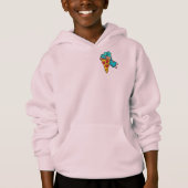 HALLOWEEN PIZZA SLICE HOODIE FOR KIDS (Voorkant)