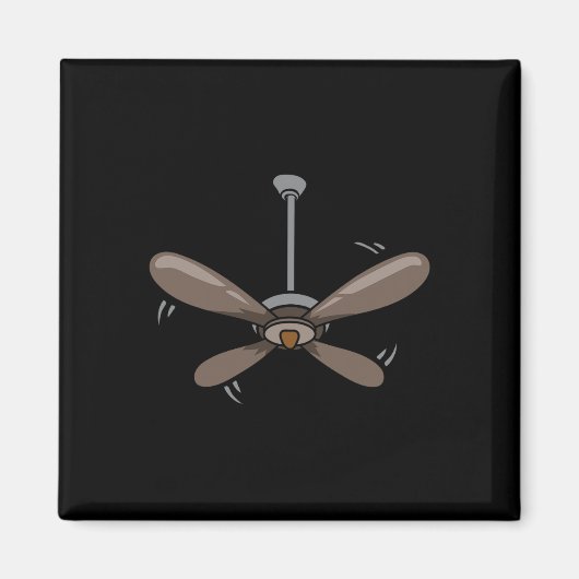 Halloween Plafond Fan Kostuum Grappig Easy Lazy La Magneet (Voorkant)