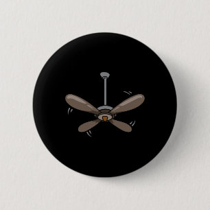 Halloween Plafond Fan Kostuum Grappig Easy Lazy La Ronde Button 5,7 Cm