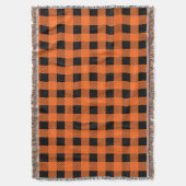 Halloween Plaid Gooi Deken (Voorkant Verticaal)