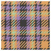 Halloween Plaid Tartan Stof (Close Up)