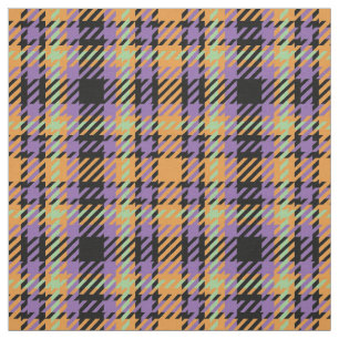 Halloween Plaid Tartan Stof