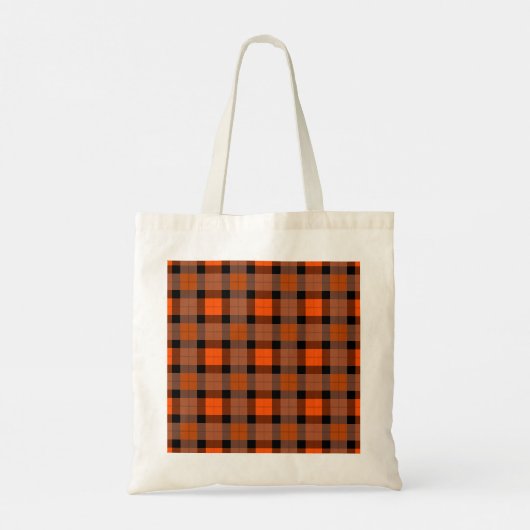 Halloween Plaid Trick or treat Tote Bag (Achterkant)