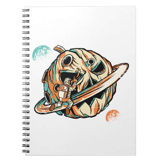 Halloween Planet Notitieboek (Voorkant)