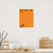 Halloween-planner Poster (Keuken)