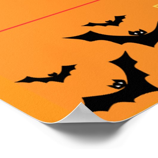 Halloween-planner Poster (Hoek)