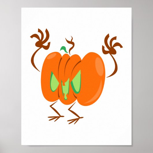 Halloween-plant Poster (Voorkant)