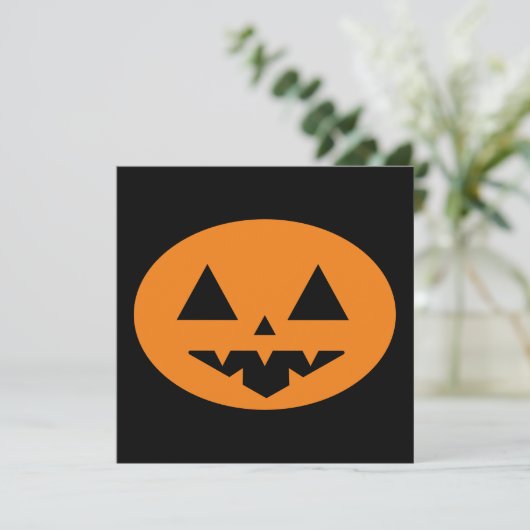 Halloween Platte Kaart (Staand voorkant)