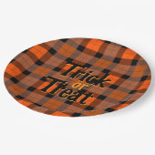 Halloween Play Papieren Bordje (Gekanteld)