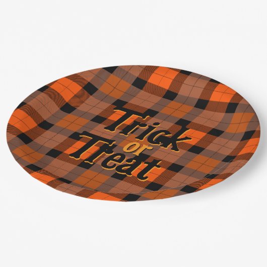 Halloween Play Papieren Bordje (Gekanteld)