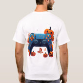 Halloween PlayStation Gaming - Spooky PS5 T-shirt (Achterkant)