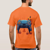 Halloween PlayStation Gaming - Spooky PS5 T-shirt (Achterkant)