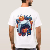 Halloween PlayStation Gaming - Spooky PS5 T-shirt (Achterkant)