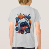 Halloween PlayStation Gaming - Spooky PS5 Tri-Blend Shirt (Achterkant)