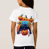 Halloween PlayStation Gaming - Spooky PS5 Witch Co T-shirt (Achterkant)