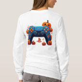 Halloween PlayStation Gaming - Spooky PS5 Witch Co T-shirt (Achterkant)