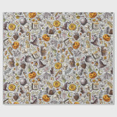 Halloween Plezier Cadeaupapier (Vlak)