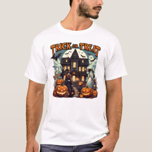 Halloween plezier met pompoenen en geesten! t-shirt