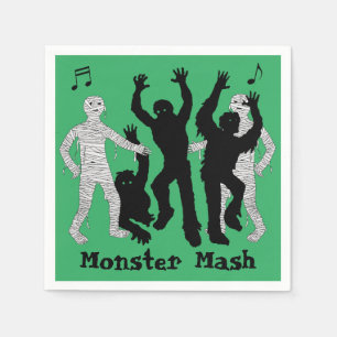 Halloween Plezier Monster Mash Dansfeestje Servet