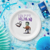 Halloween plezier Papieren Bordje (Feest)