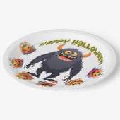 Halloween plezier Papieren Bordje (Gekanteld)