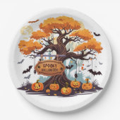  Halloween plezier Papieren Bordje (Voorkant)