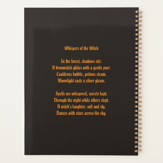 Halloween plezier  planner (Achterkant)