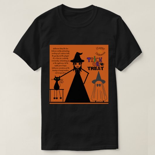 Halloween plezier t-shirt (Design voorkant)