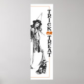 Halloween plezier | Trick or treat van heek en kat Poster (Voorkant)