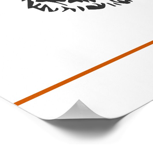 Halloween plezier | Trick or treat van heek en kat Poster (Hoek)