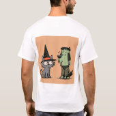 Halloween Plezier v2 T-shirt (Achterkant)