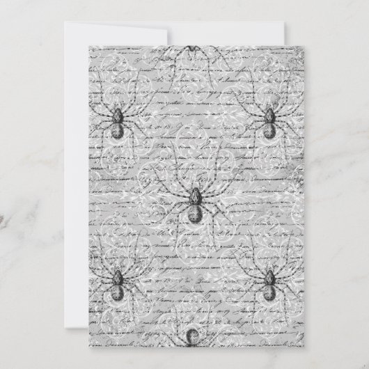 Halloween Poe Kaart (Achterkant)