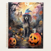 Halloween poel met pompoenen eng planner (Voorkant)