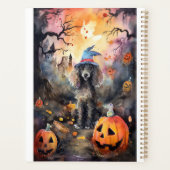 Halloween poel met pompoenen eng planner (Achterkant)