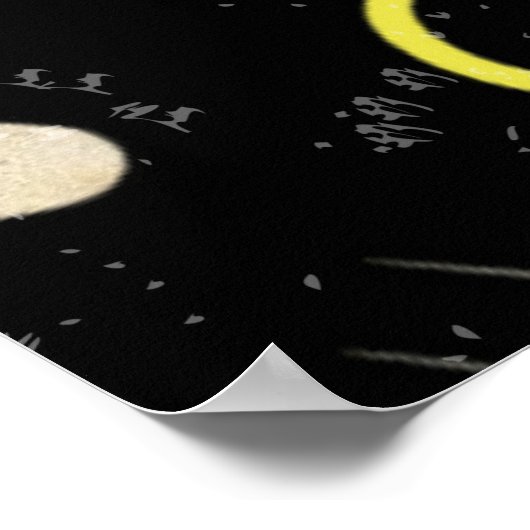 Halloween... poep je  badkamer? poster (Hoek)