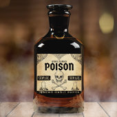 Halloween Poison Decor, Apotheker Label Fles Likeurfles Etiket