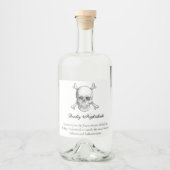 Halloween Poison Likeurfles Etiket (Voorkant)