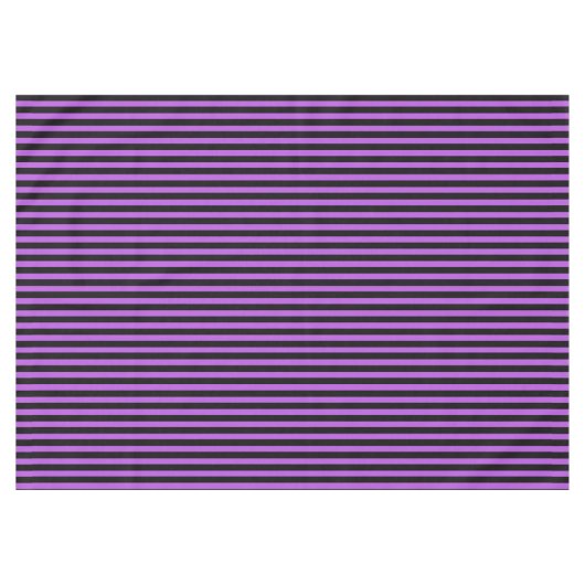 Halloween Poison Paarse en Zwart Tafelkleed (Voorkant (Horizontaal))