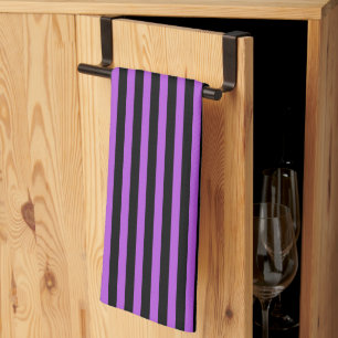 Halloween Poison Paarse en Zwart Theedoek
