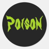 Halloween Poison Sticker (Voorkant)
