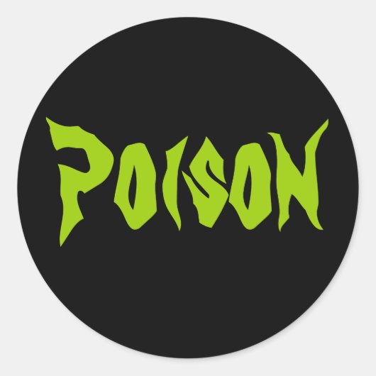 Halloween Poison Sticker (Voorkant)