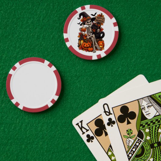 Halloween poker chips (Pokertafel (Dubbel))