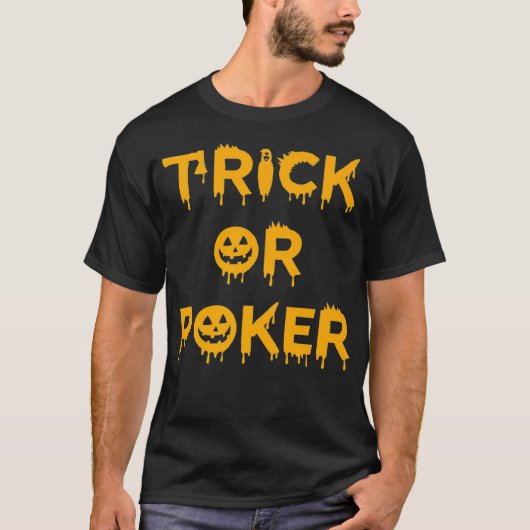 Halloween Poker Premium T-shirt (Voorkant)