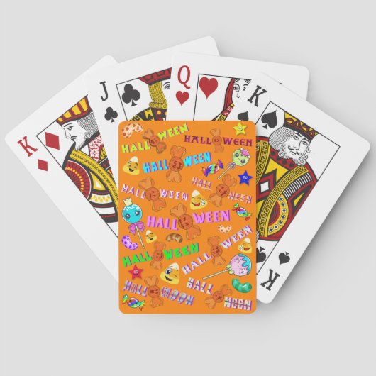 Halloween Pokerkaarten (Achterkant)