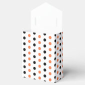 Halloween Polka Dot Pattern Favor Box Bedankdoosjes (Geopend)