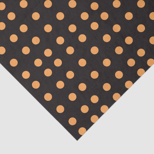 Halloween Polka Dot Pattern Tissuepapier (Detail)