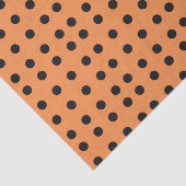 Halloween Polka Dot Pattern Tissuepapier (Detail)