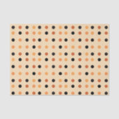 Halloween Polka Dot Pattern Tissuepapier (Voorkant)