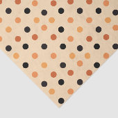 Halloween Polka Dot Pattern Tissuepapier (Detail)